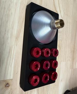 Gridfinity Hornady Premium Funnel Set Tray