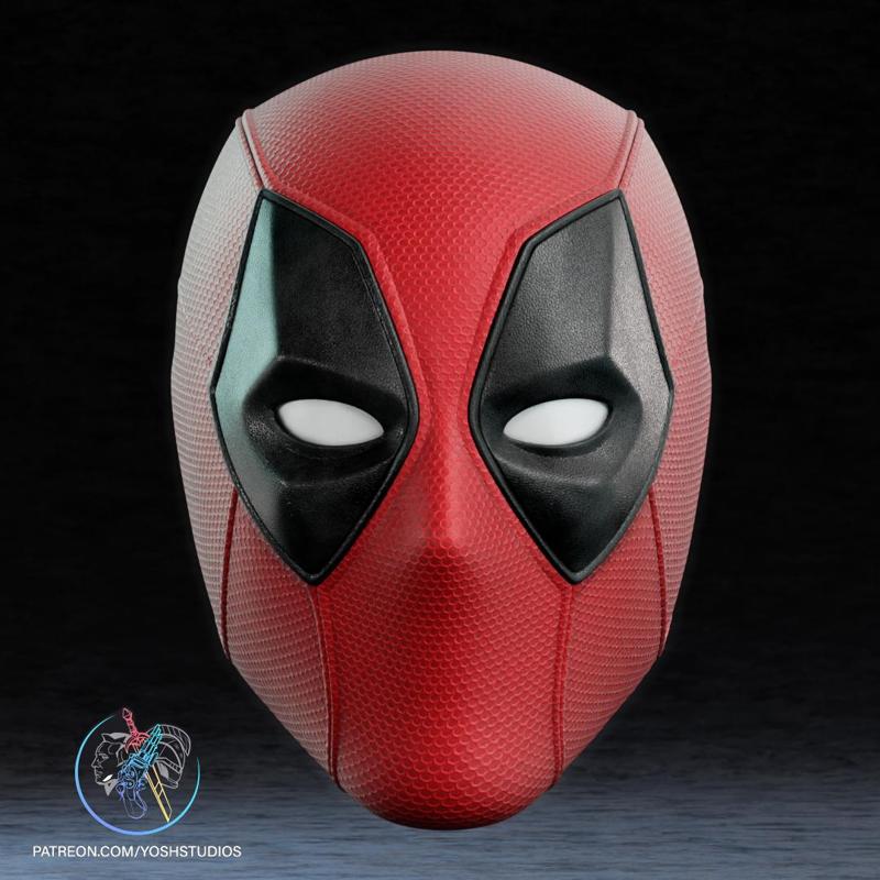 Deadpool 3 Mask 3D Printer File STL
