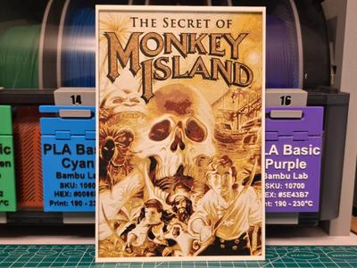 The Secret of Monkey Island Poster - Hueforge Art