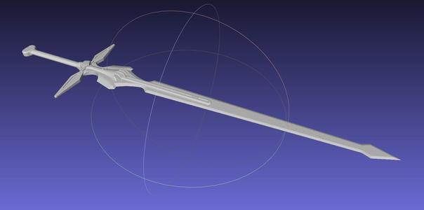 Sword Art Online Dark Repulser Sword Assembly