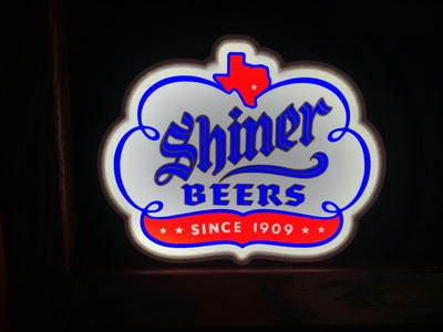 Shiner Beer Light Box