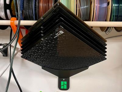 Wall Mount Holder for 6 Build Plates