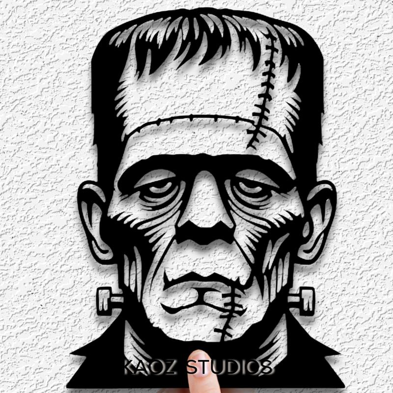 frankenstein wall art monster wall decor halloween decoration
