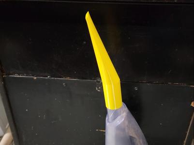 Flat angled hand vacuum attachment