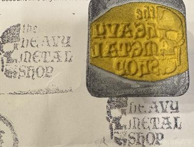 Rubber Stamp Heavy Metal Shop