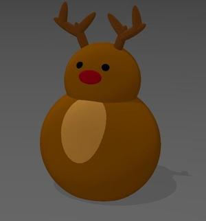 Christmas Reindeer Ornament