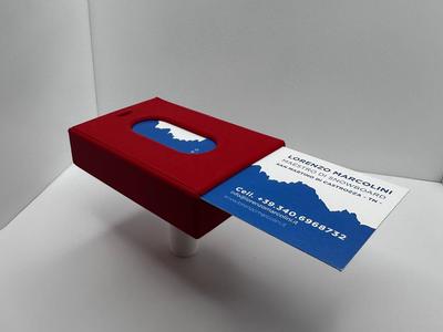 Pocket Business Card Dispenser with NFC