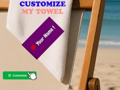 Customizeable - Tag My Towel