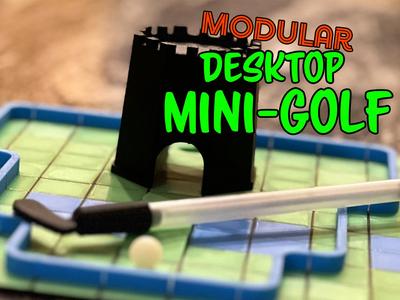 The ORIGINAL Modular Desktop Mini Golf Set