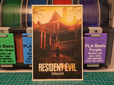 Resident Evil 7: Biohazard Poster - Hueforge Art