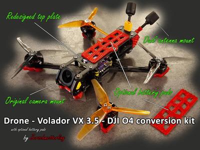 Drone - Volador VX 3.5 - DJI O4 Conversion Kit
