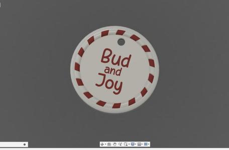 Bud and Joy Ornament