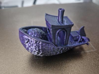 fish-shaped boat with scales