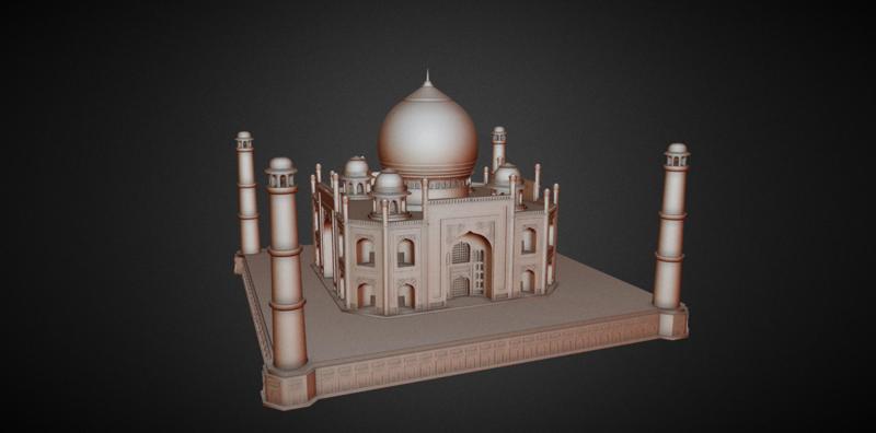 Taj Mahal India.stl