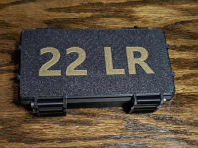 22LR 200rnd Ammo Box with 100rnd removable trays