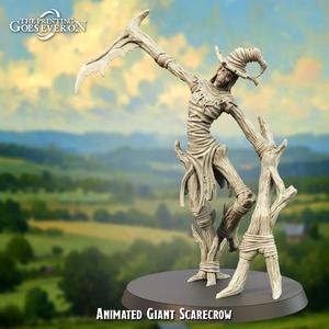 Animated Giant Scarecrow - Presupported