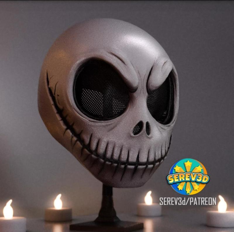 Mask-Jack Skellington Nightmare Before Christmas-SEREV3d