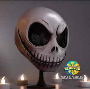 Mask-Jack Skellington Nightmare Before Christmas-SEREV3d