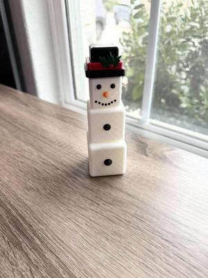 Snowman Build-Block Decor