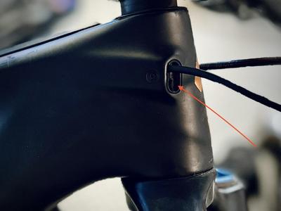 Bike Frame Plug for Empty Cable Port