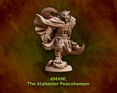 Amani, The Alabaster Peacekeeper - Leonin Paladin