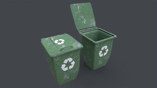 Recycle Trash Can