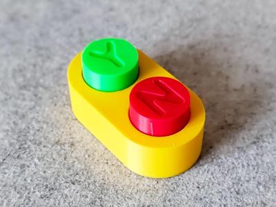 Bluey Yes No Clicker / Fidget