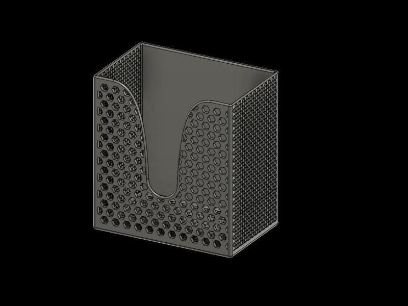 Hexagonal Tissue Box Holder (Skadis)