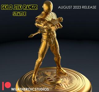 Gold Ranger Statue 