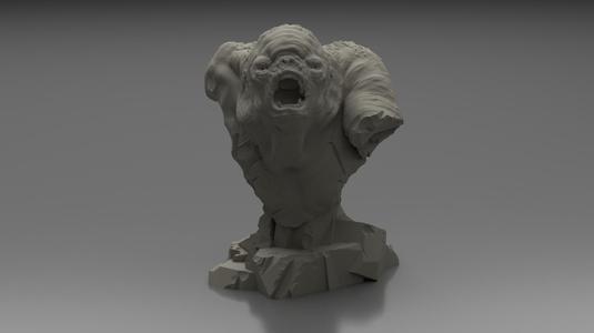 cave troll bust
