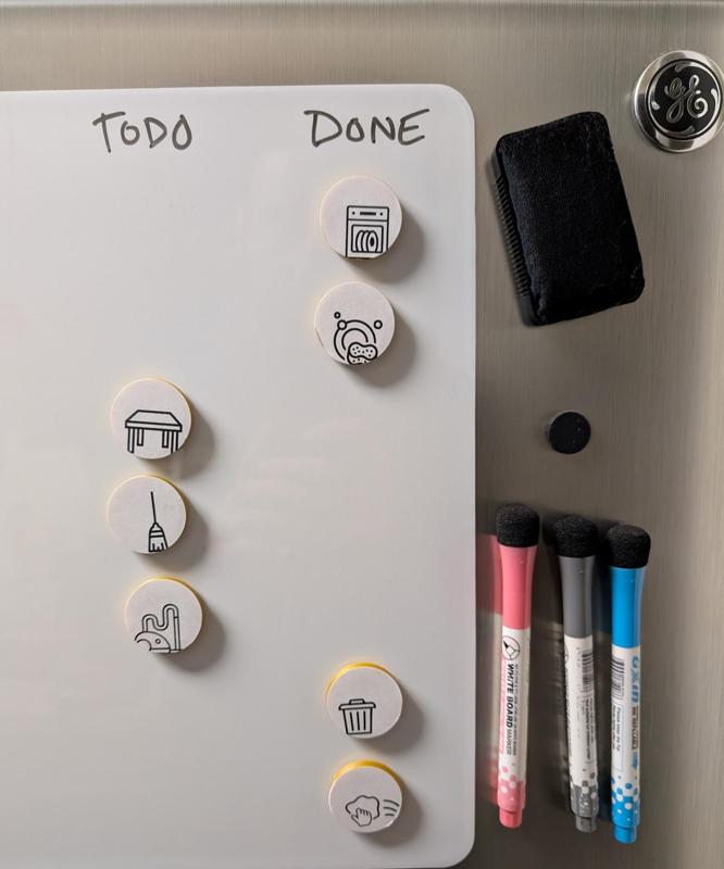 DIY Routine Chart Magnet Kits