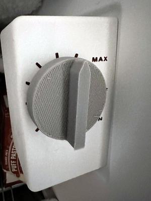 Thermostat/ temperature control knob for GE Compact Freezer