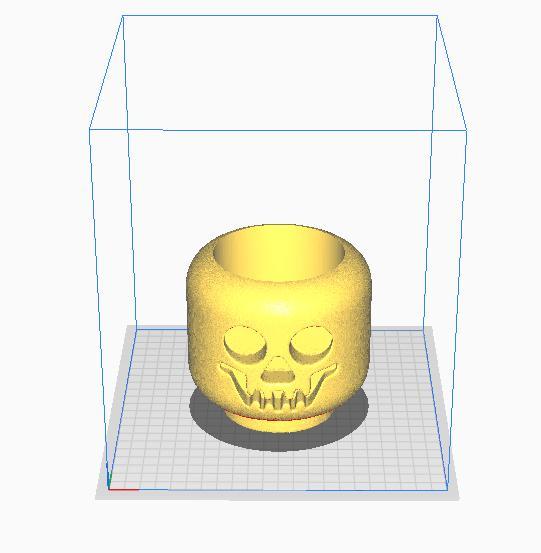 Lego Skull Planter