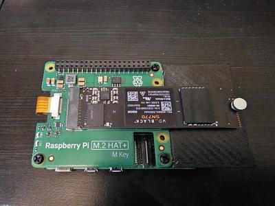 Raspberry Pi 5 Official M2 Hat 2280 NVME Extension