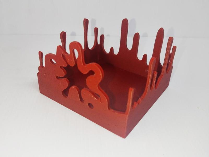 Paint Splash Desk Container