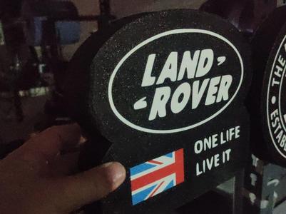 Land Rover Light Box With UK Flag