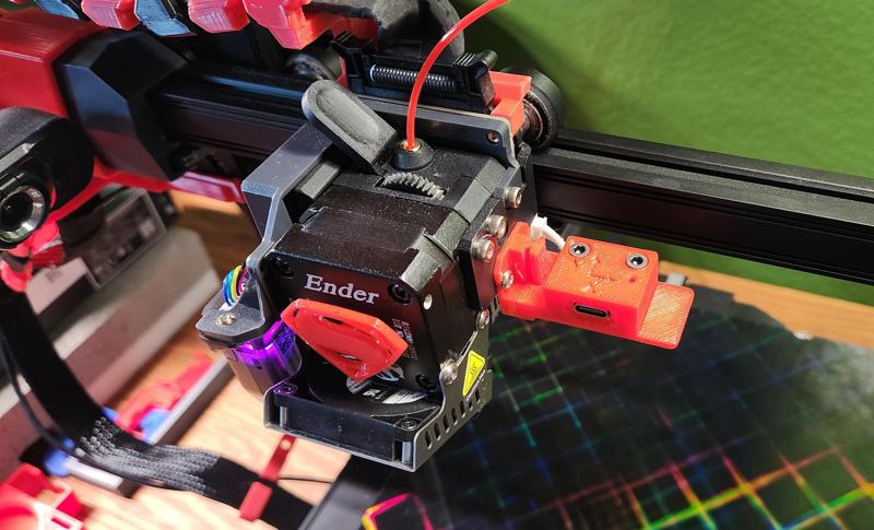Extruder mount for Mellow Fly ADXL345 USB-C