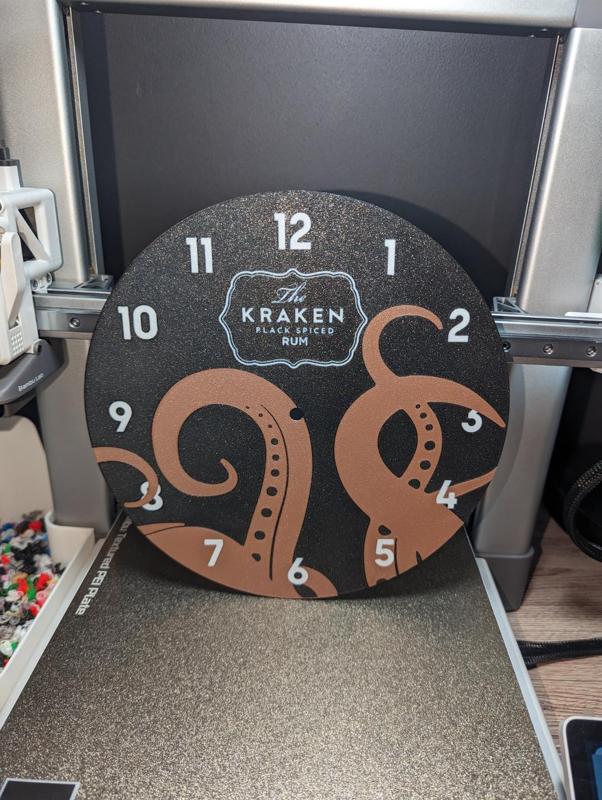 The Kraken Rum Clock