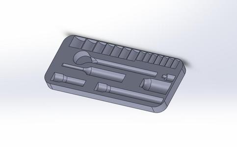 21pc ratchet tray
