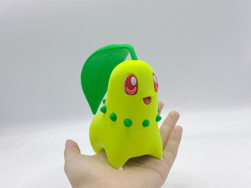Pokémon 152 Chikorita without AMS (optional AMS PIP eyes)
