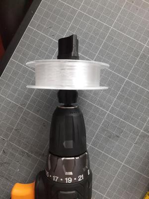 Winder for fishing line (despooler / stripper / remover)