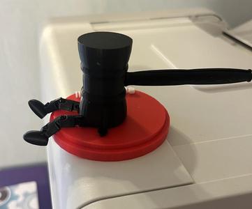 Gavel with legs remix