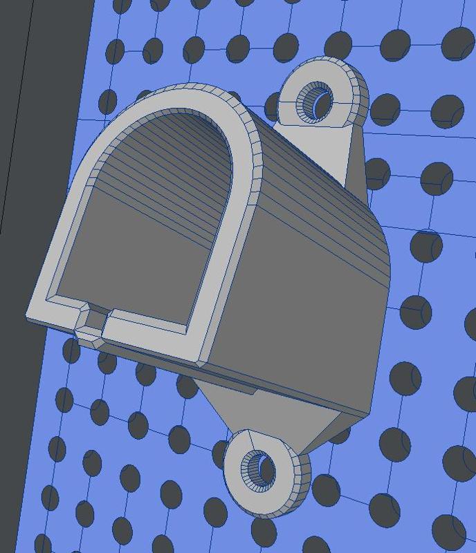 Pegboard Ryobi Battery Holder