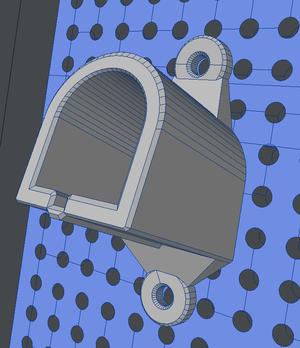 Pegboard Ryobi Battery Holder