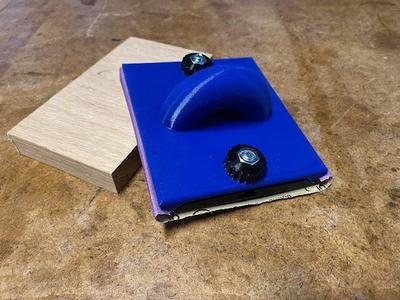 Quarter sheet sanding block