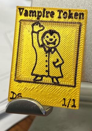 MTG Mini 1/1 Vampire Token (SCARY)