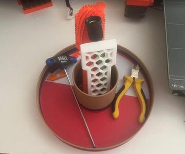 Round Sorting Tray
