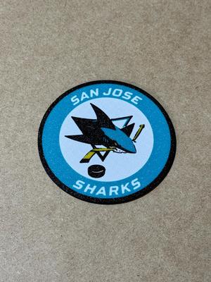 San Jose Sharks NHL hockey custom logo coaster