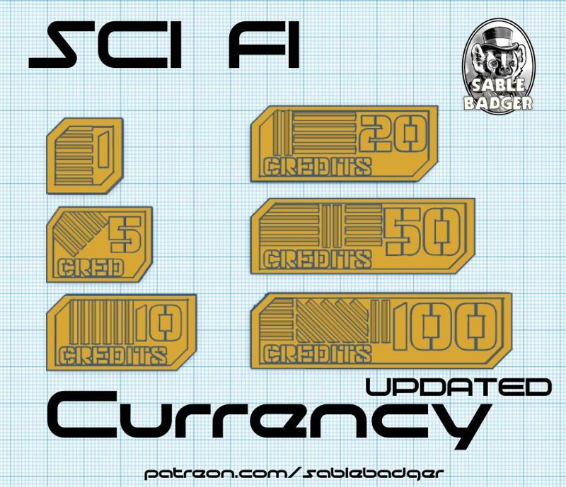 Sci Fi Currency tokens