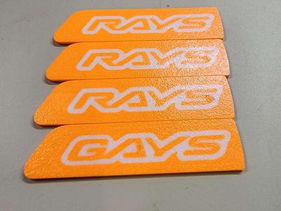 Rays label for blank wheelcap (with parody)